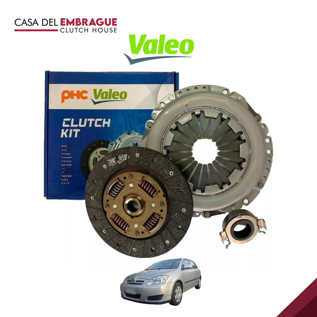 Kit de embrague Toyota Corolla 1.6 (C/Roda) 2001/2010 3ZZFE