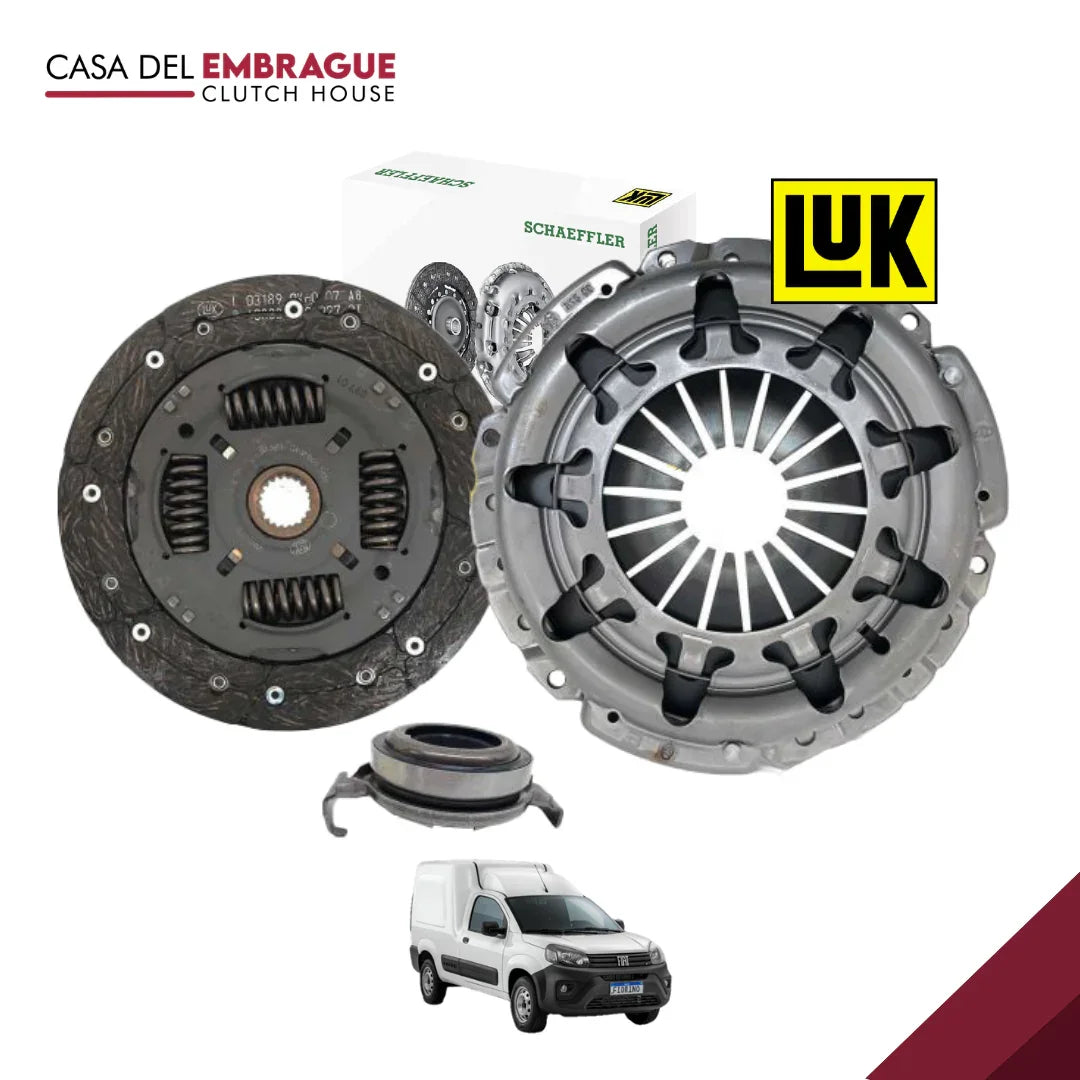 Kit de embrague LUK para Fiat Fiorino, repuesto automotriz Casa del Embrague
