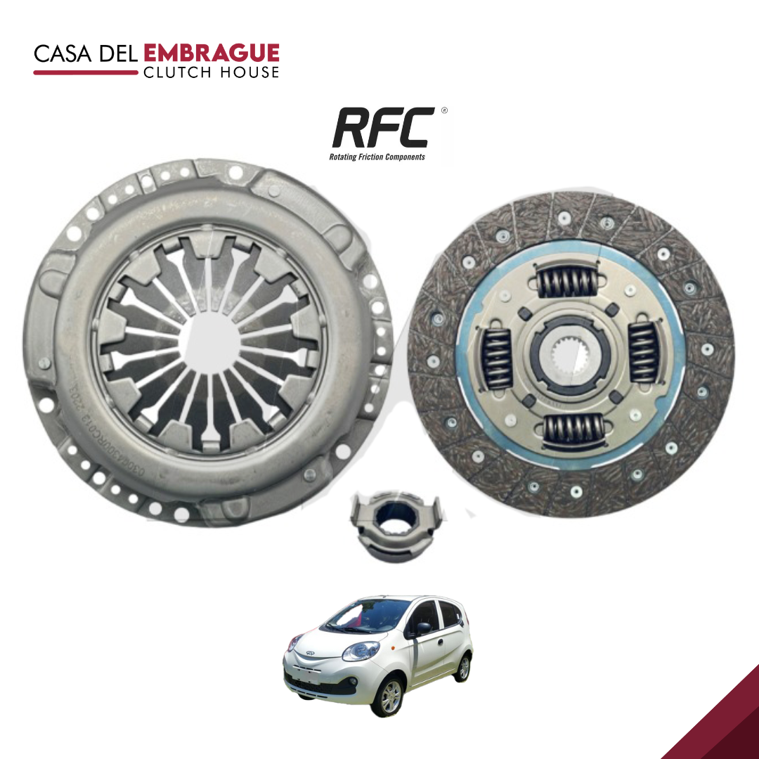 Kit de Embrague Chery QQ6 1.3 (con Rodamiento) – Motor SQR, Años 2015 a 2026