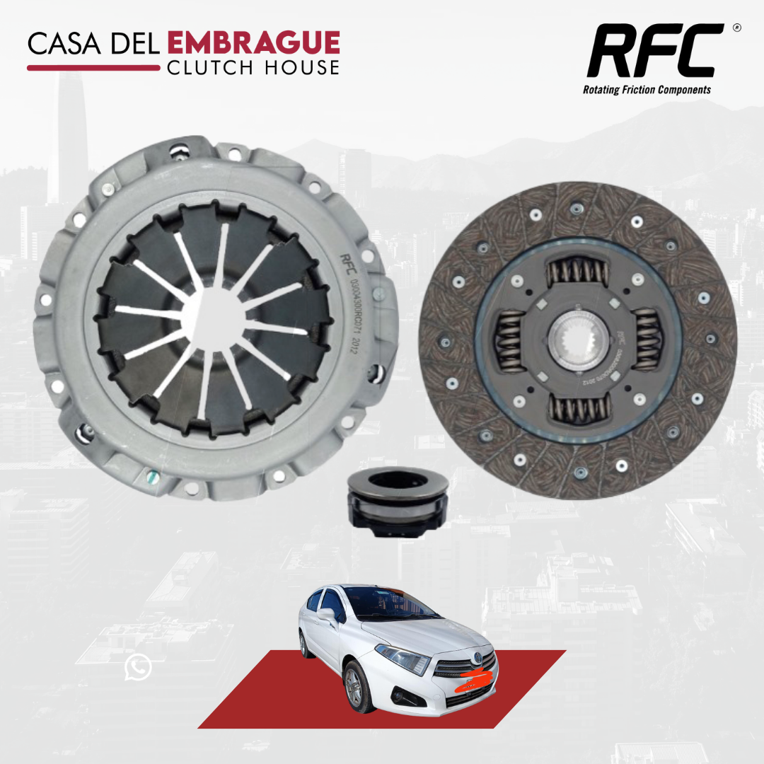 Kit embrague Brilliance H230 1.5 (C/Roda)