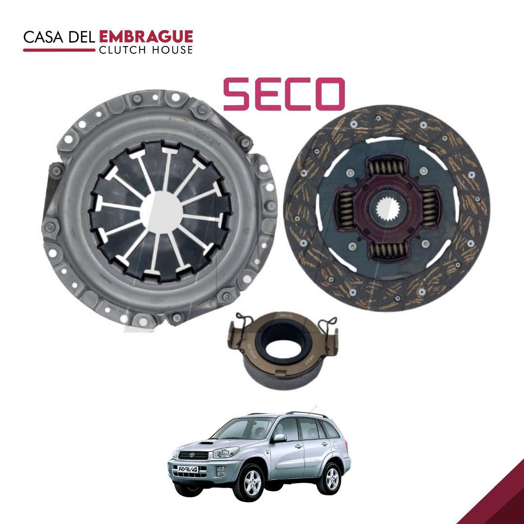 Kit de embrague Toyota Rav4 1.8 (C/Roda) 2000/2006 1ZZFE