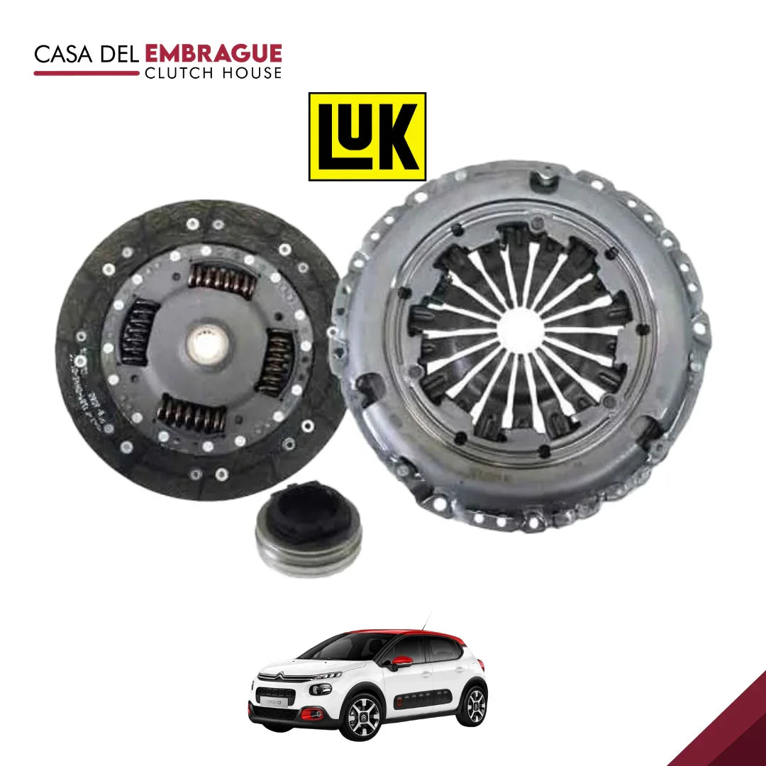 Kit de embrague LUK para Citroën C3, recambio automotriz Casa del Embrague