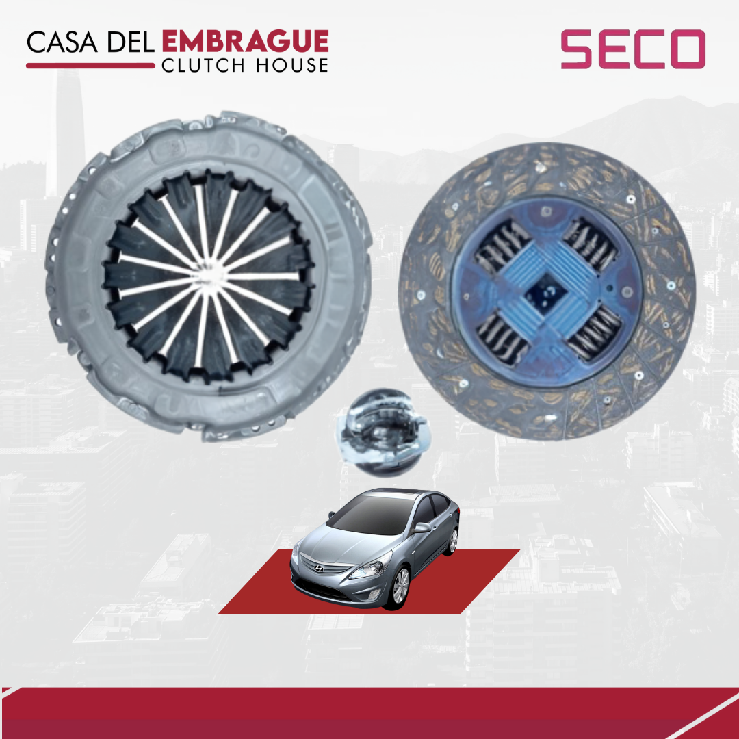 Kit embrague Hyundai Accent RB 1.6 (C/Roda) D4FB Diesel