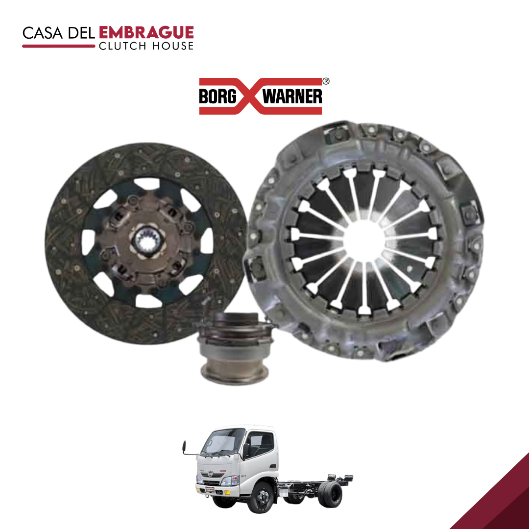 Kit embrague HINO XZU 6.5/7.5/8.0/8.5 Euro 3 (C/Roda) 325 mm