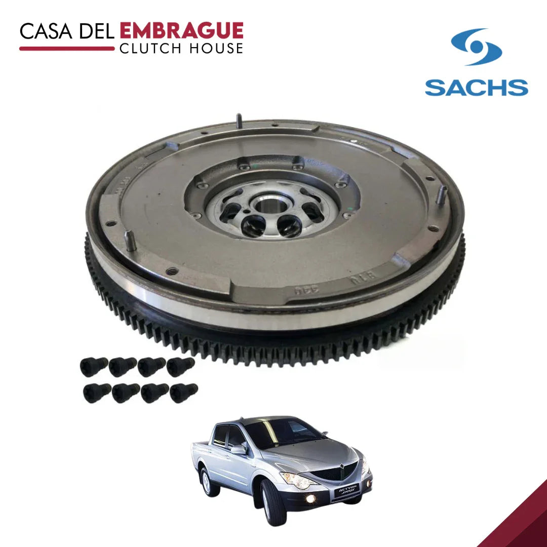 Volante bimasa Sachs para pickup, Casa del Embrague, repuesto automotriz, imagen con logo