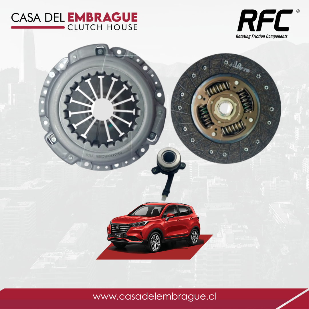 Kit de Embrague Changan CS15 1.5 (con Rodamiento) – Años 2016 a 2021
