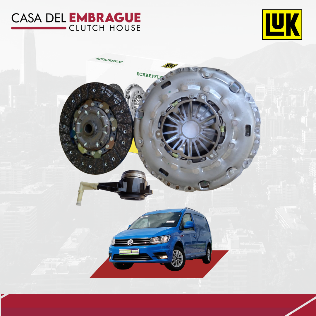 Kit de Embrague con Rodamiento – Volkswagen Caddy 2.0 Diésel (Motor CFH)