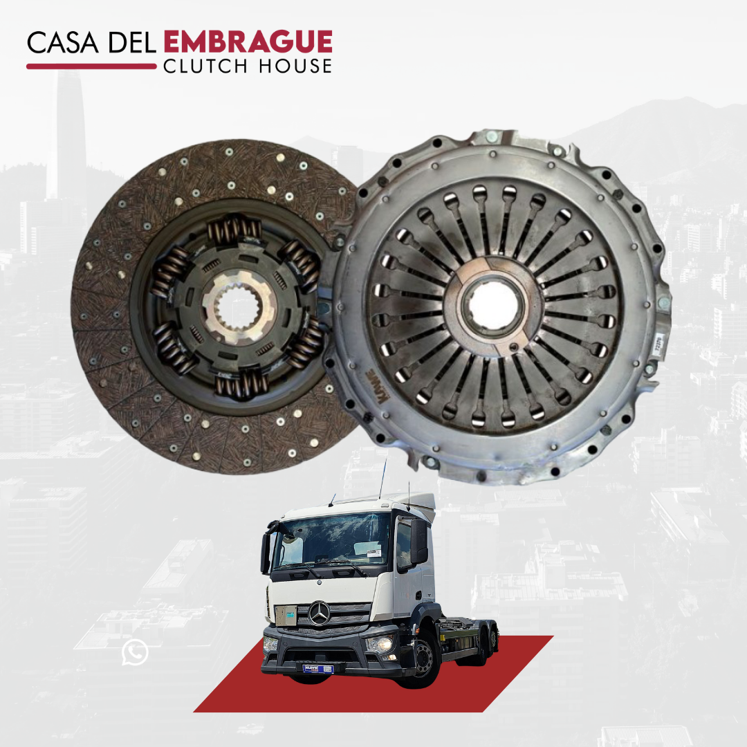 Kit embrague Mercedes Benz Actros doble disco (Telligent)