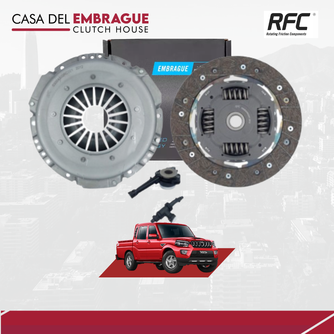 Kit embrague Mahindra Pick-Up / Scorpion / Genio CC 2.2 (C/Roda 3P) 240mm