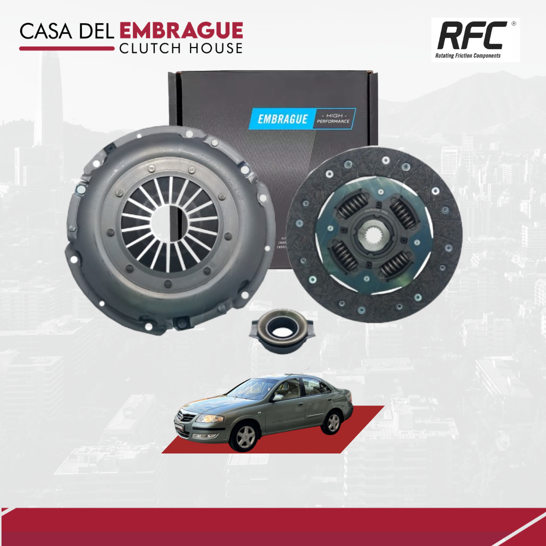 Kit embrague Samsung SM3 1.6 (C/Roda) Motor QG16