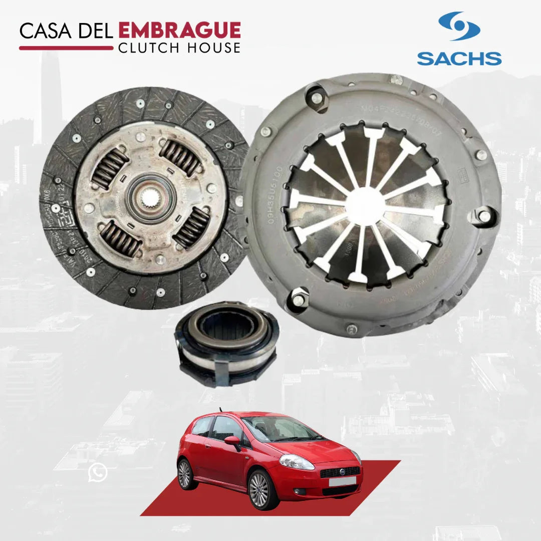 Kit de embrague Sachs para Fiat Punto, Casa del Embrague, disco, prensa y collarín