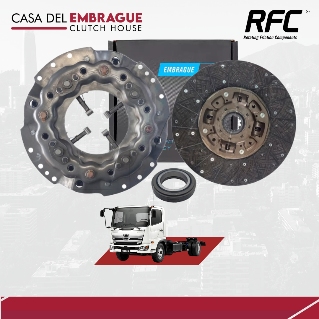 Kit de Embrague Hino Serie 500 380 mm (con Rodamiento)