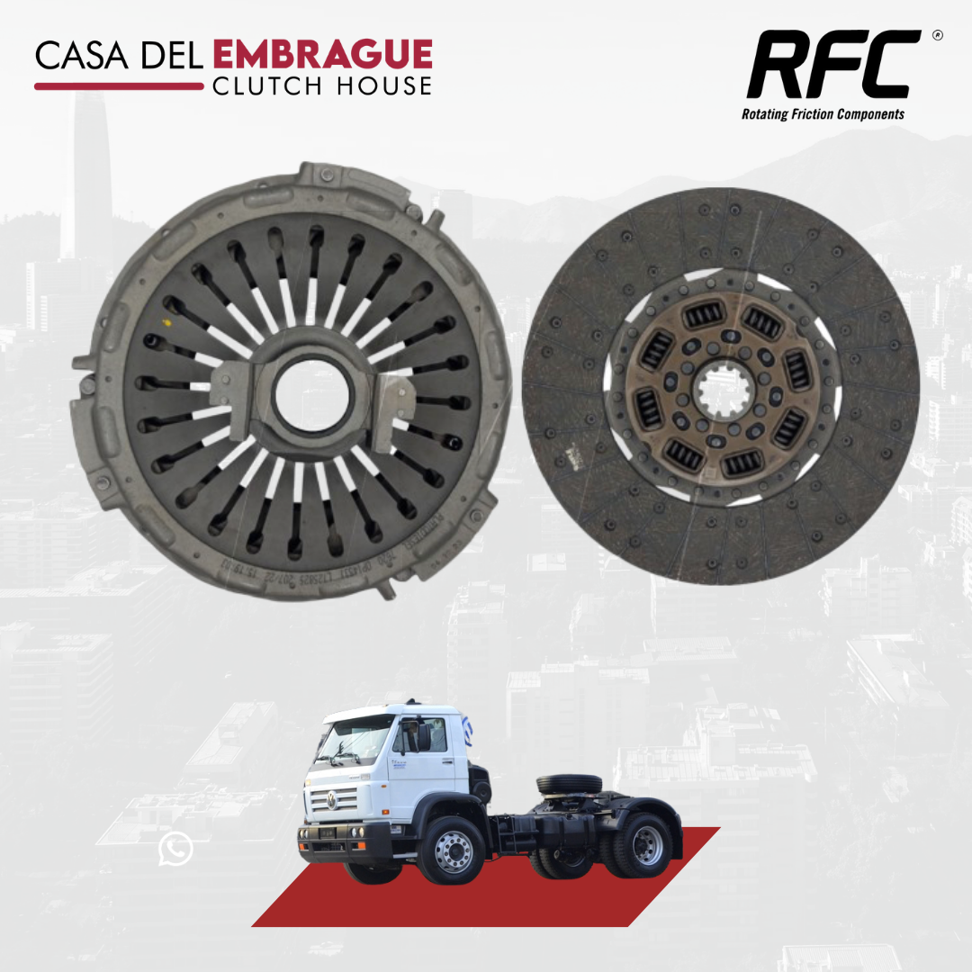 Kit embrague Volkswagen 17220 (C/Roda) de 365mm