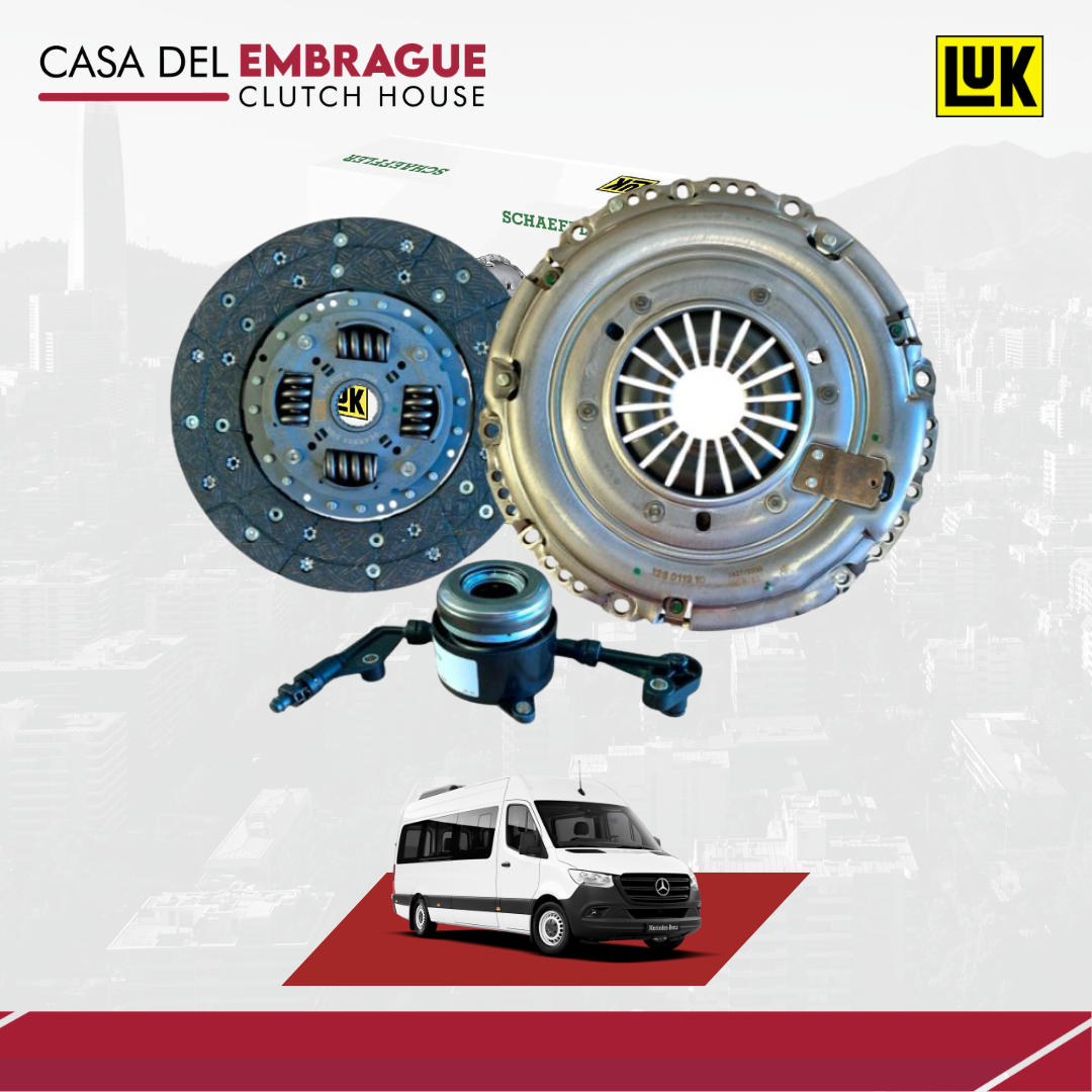 Kit embrague Mercedes SPRINTER 314/316/416/516 (C/Roda) Motor 651