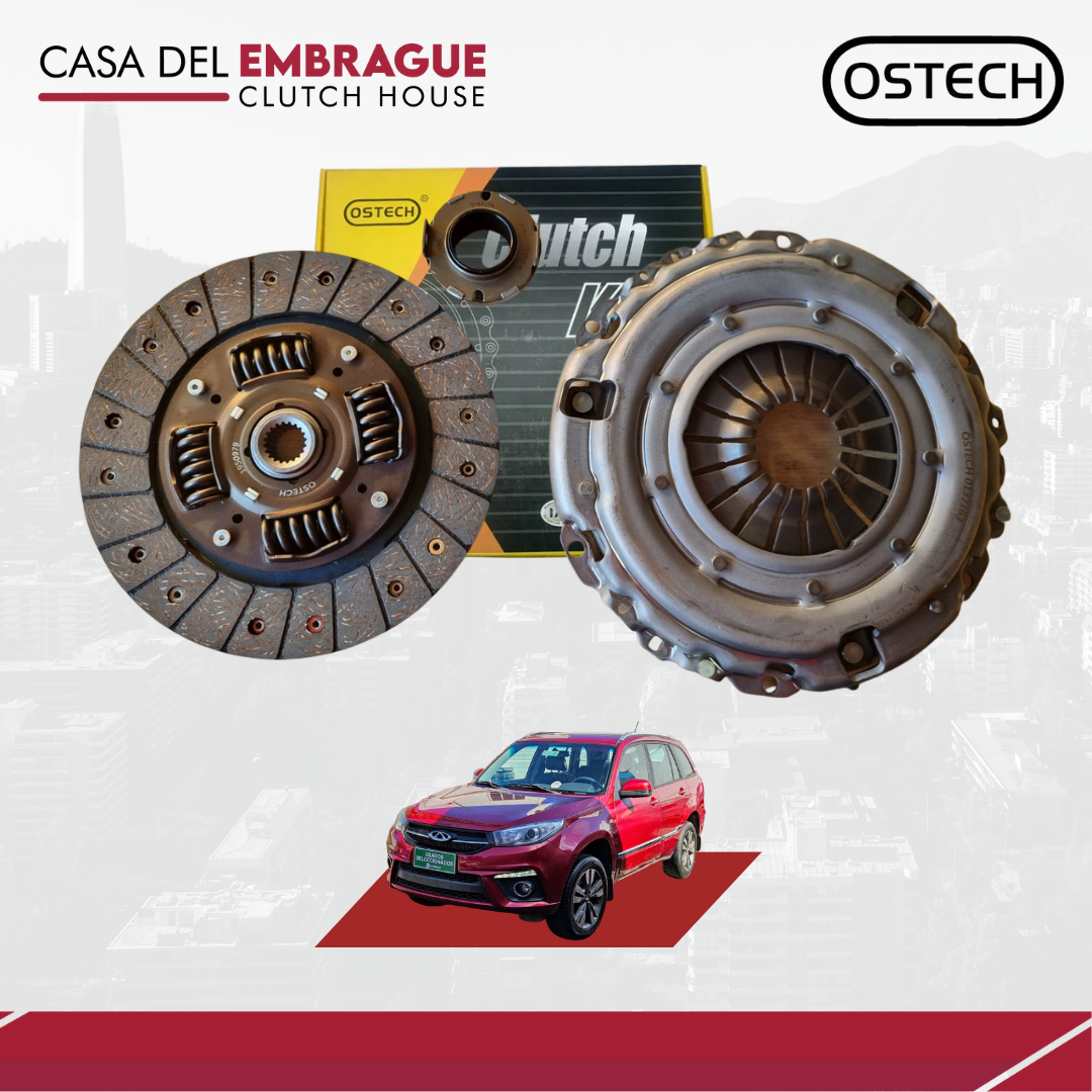 Kit embrague Chery Tiggo 3 1.6 (C/Roda) Bencinera