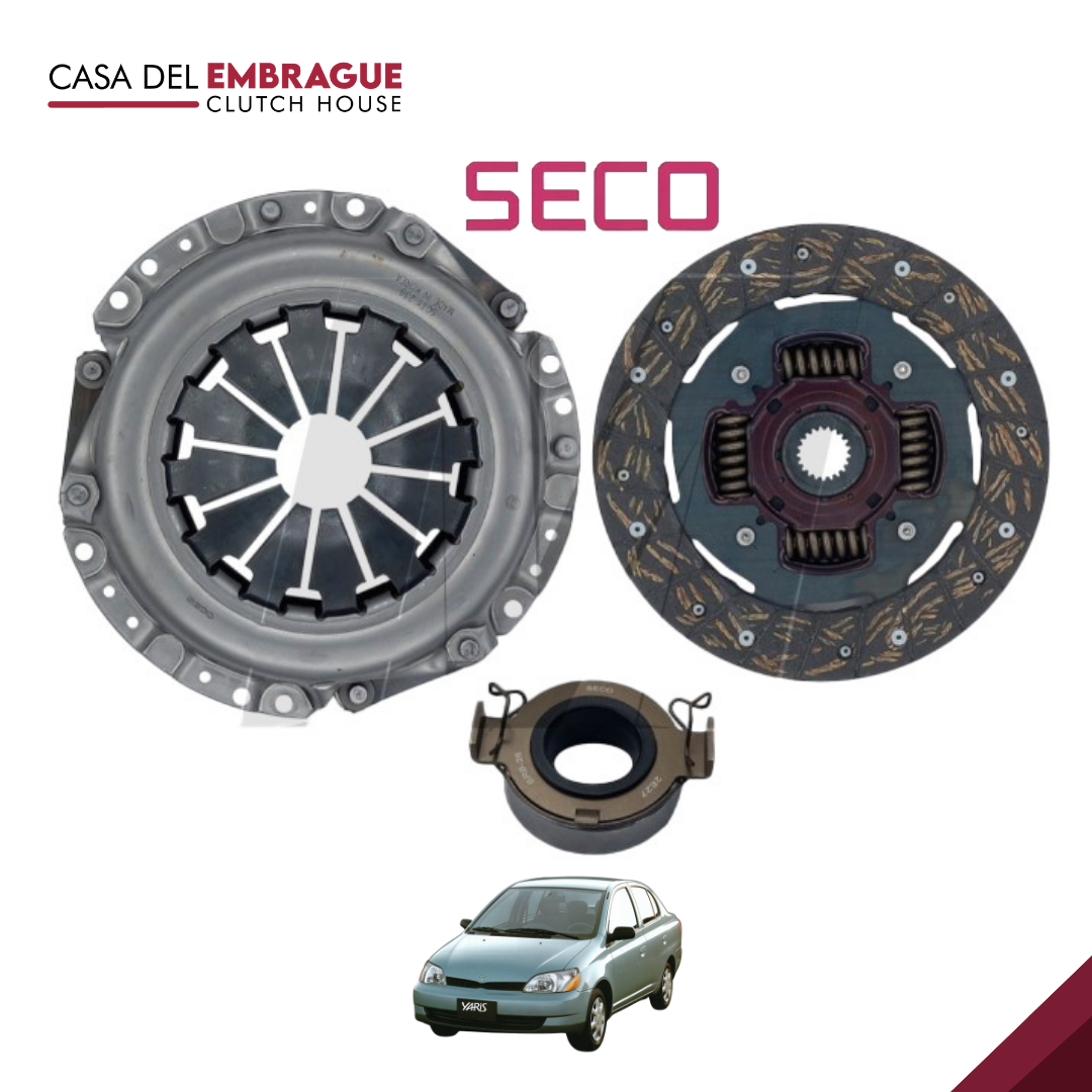 Kit de embrague Toyota Yaris Sedan 1.5 (C/Roda) 1999/2008 1NZFE