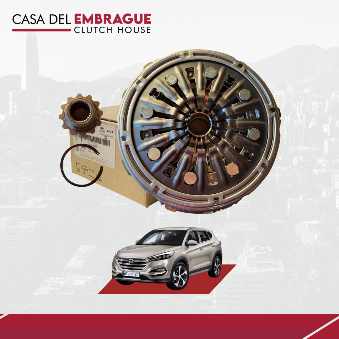 Kit de Embrague Hyundai Tucson 1.7 Diesel (D4FD) Doble Embrague con Rodamiento