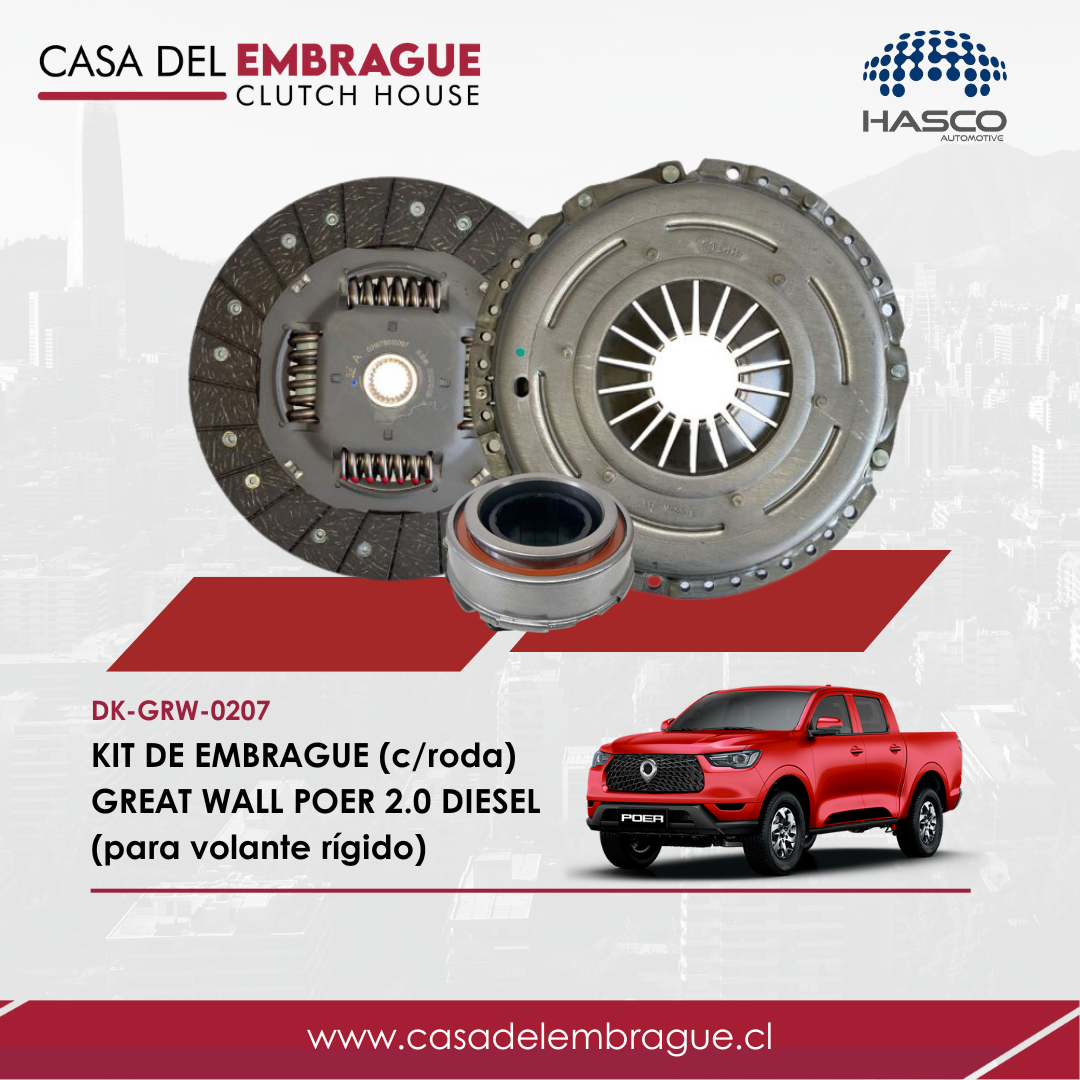 Kit de Embrague Hasco Great Wall Poer