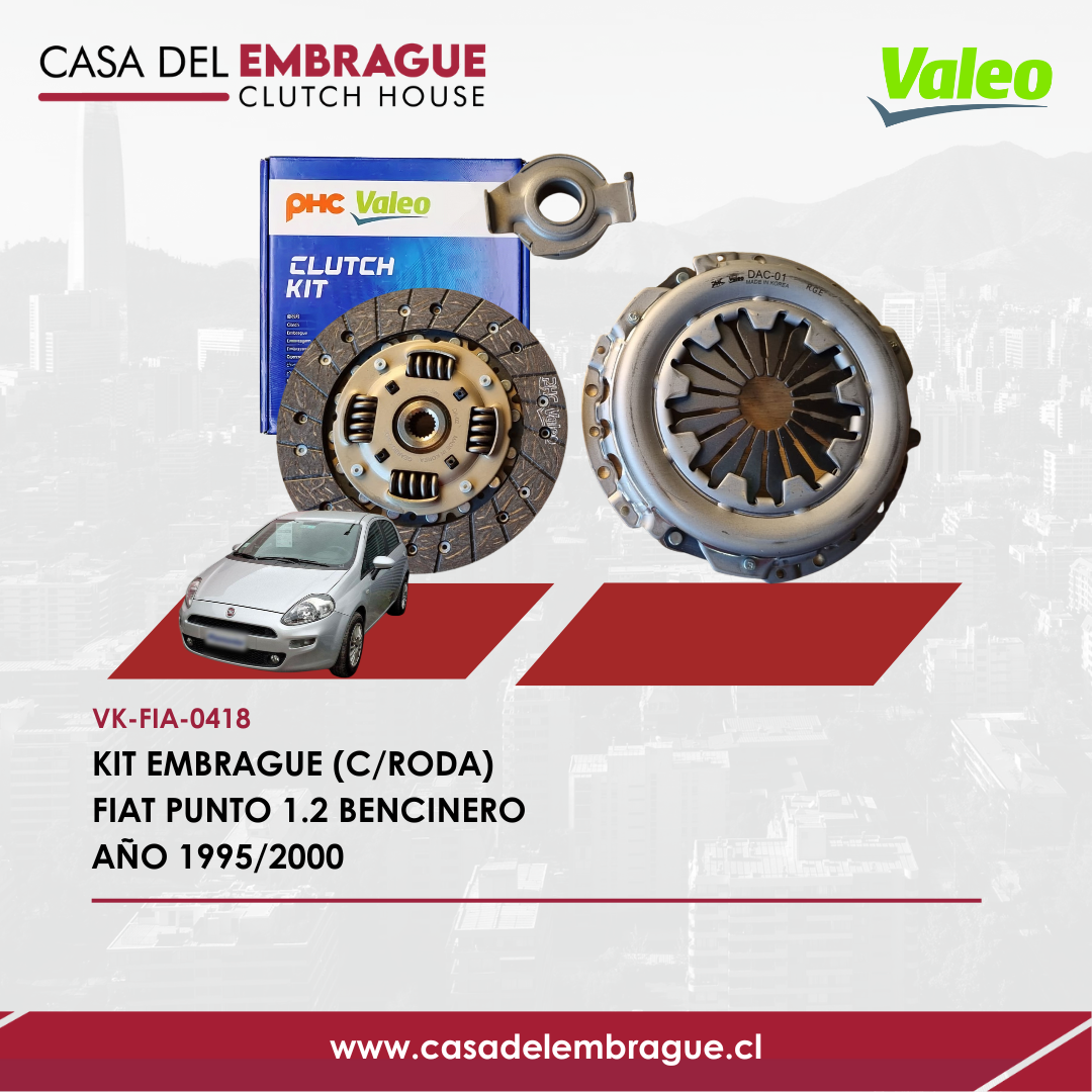 Kit de Embrague Fiat Punto 1.2 (1995–2000)