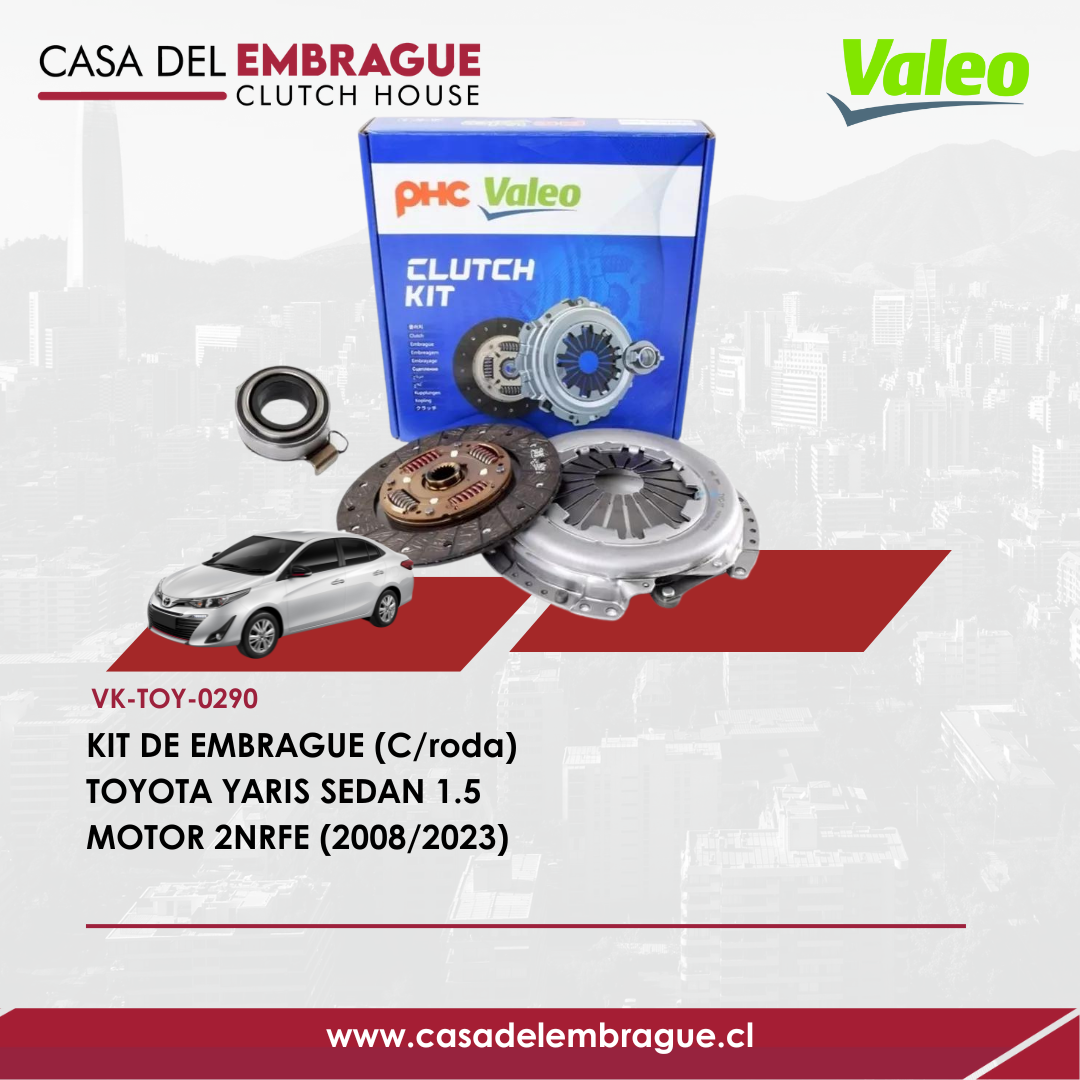 Kit de Embrague Toyota Yaris Sedán 1.5 2NRFE (2008–2023)