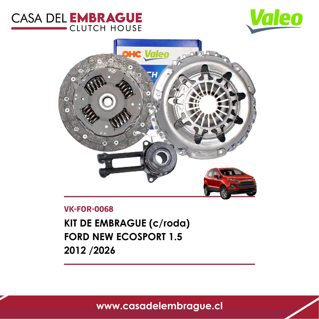 Kit de Embrague Ford New EcoSport 1.5 (2012–2026)