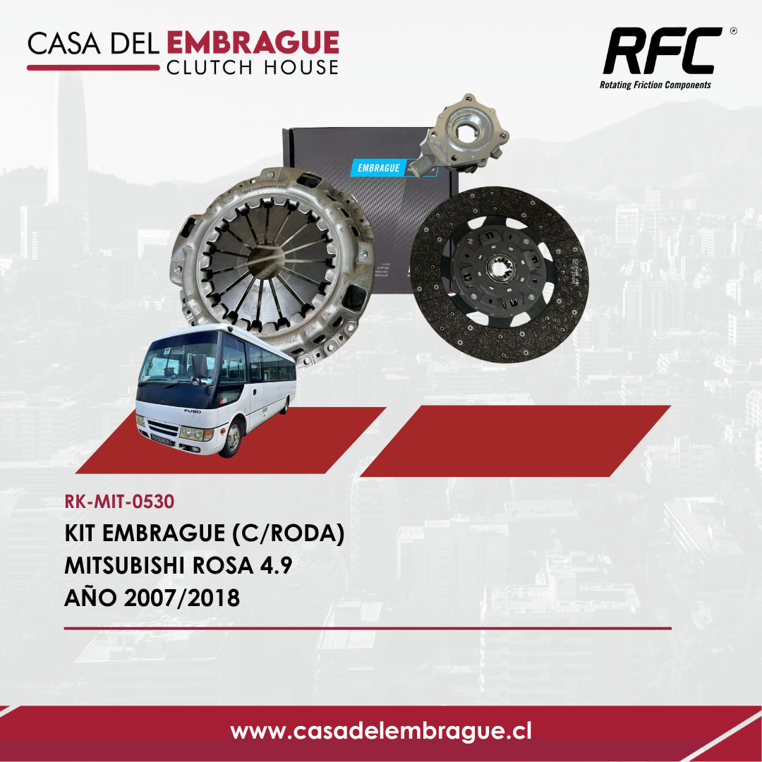 Kit de embrague Mitsubishi Rosa 4.9