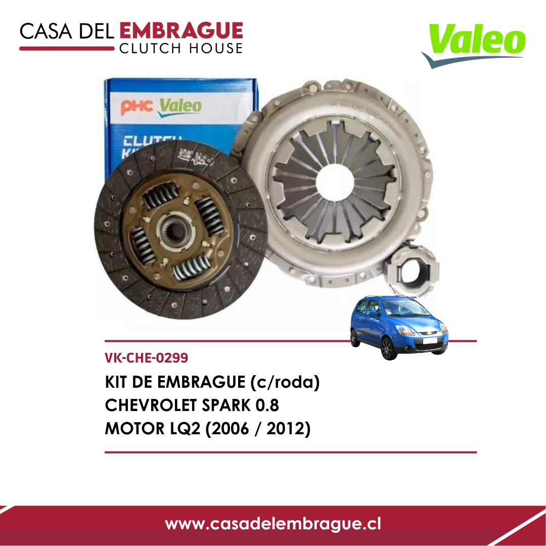 Kit de Embrague Chevrolet Spark 0.8 LQ2 (2006–2012)