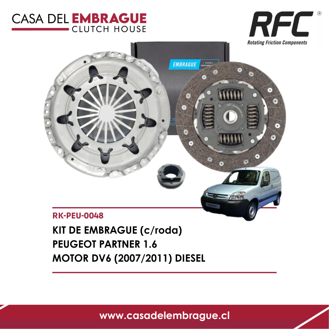 Kit de embrague Peugeot Partner 1.6 diésel