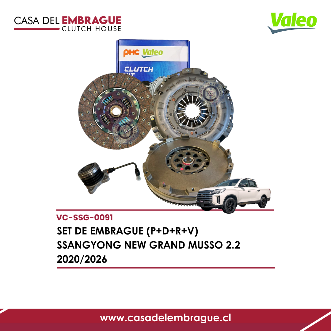 Set de Embrague SsangYong New Grand Musso 2.2 (2020–2026)