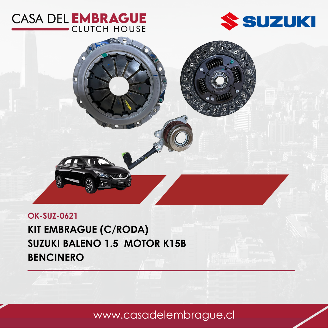 Kit de Embrague Suzuki Baleno 1.5 (con Rodamiento), Bencinero