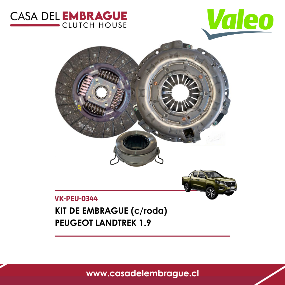 Kit de Embrague Peugeot Landtrek 1.9 Diésel (C/Rodamiento)