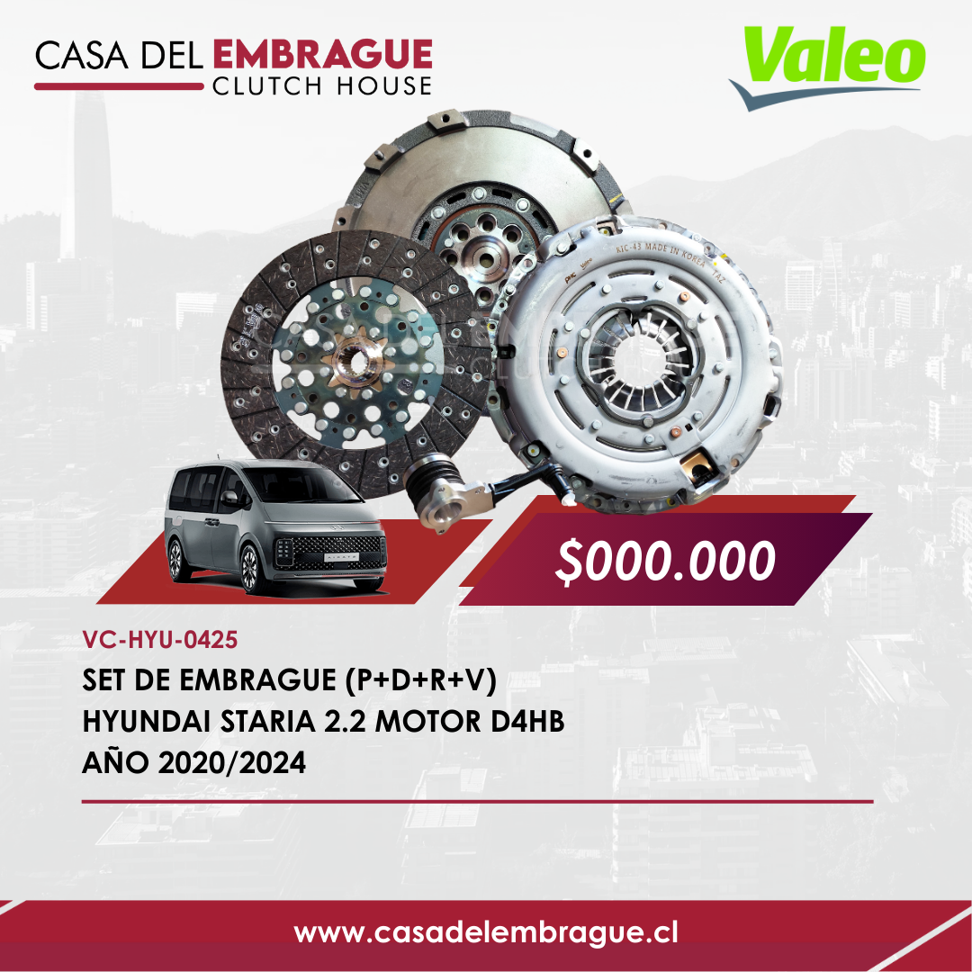 Set de embrague Hyundai Staria 2.2 diésel
